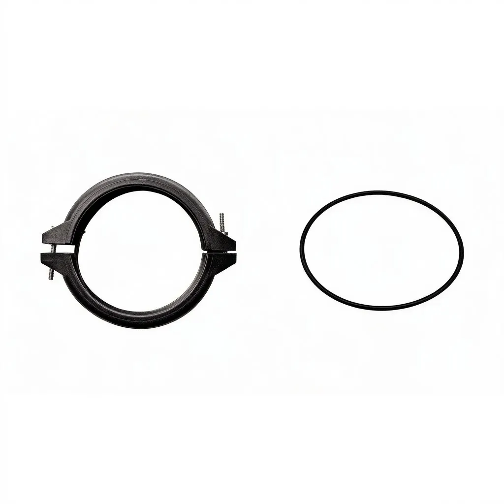 For Pool Sand Filter Replacement Clamp 1.5 Inch with Gasket for Filter Head Connection Resistant Plastic Material