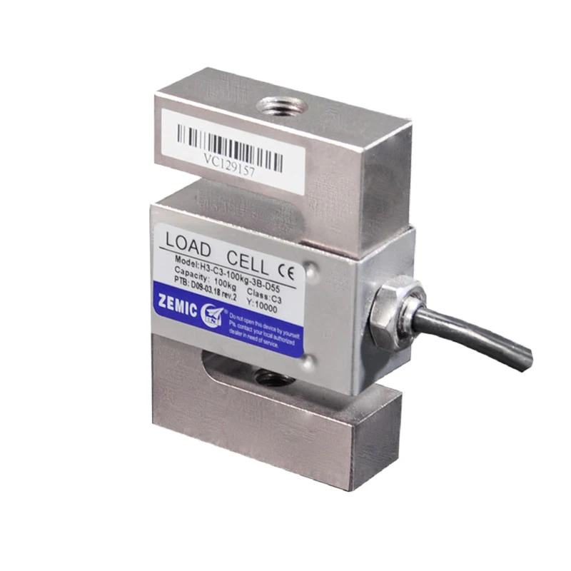 S Type Load Cell Alloy Steel Load Cell H3C3 25kg to 20t Sealed By Adhesive Inside Oil-proof Waterproof and Anti-corrosion