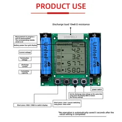 Lithium Battery 18650 True Capacity Tester Module MaH/mwH Digital Measurement High Precision For arduino Board Module