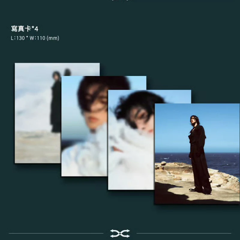 حقيقي Hua Chenyu التغيير الكمي النقطة الحرجية السادسة المادية الجديدة ألبوم CD صور كلمات بطاقة صغيرة نسخة تايوان