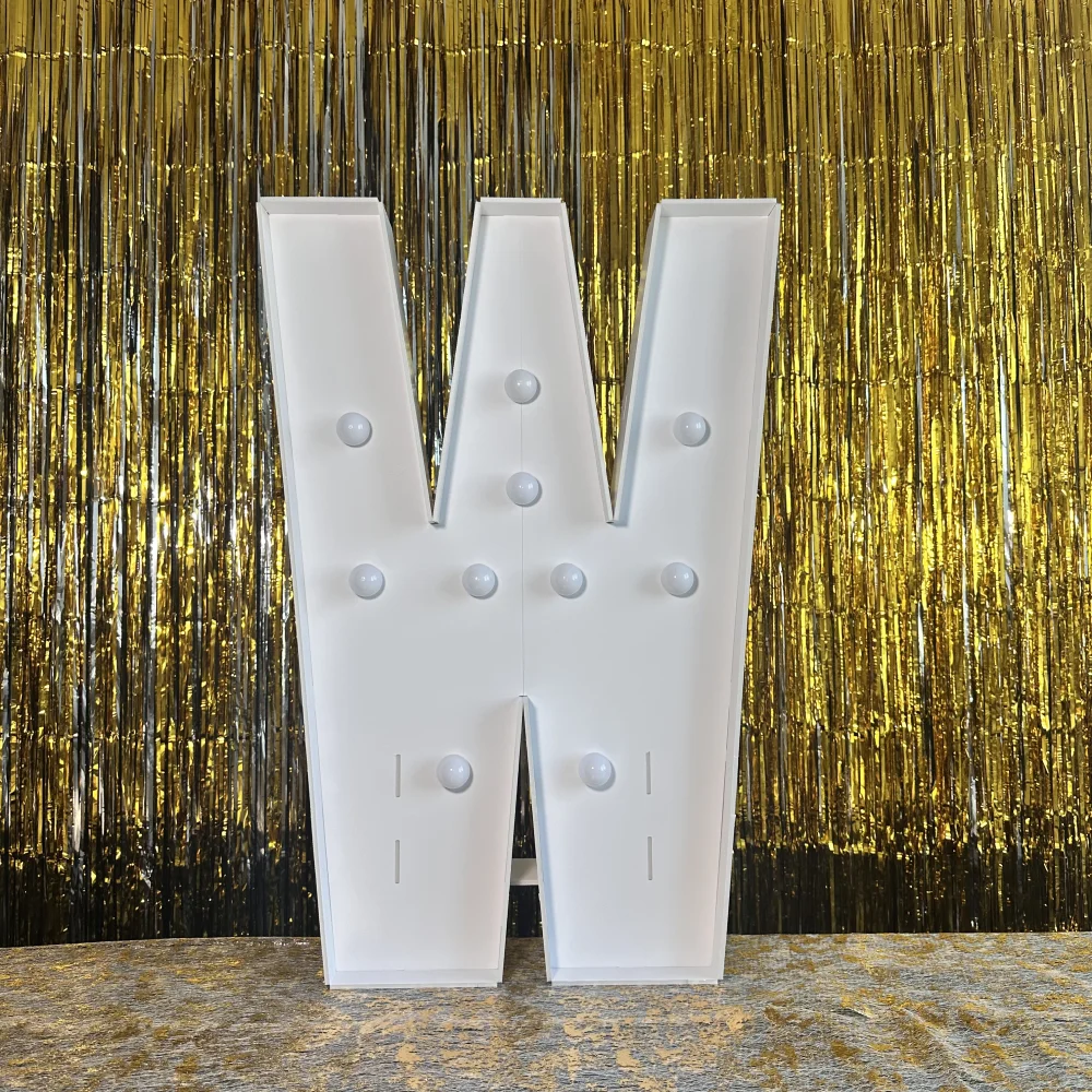 91,5 cm verlichte marquee letters, grote mozaïek marquee verlichting voor feestdecoratie, bruiloften, verjaardagen en jubilea.