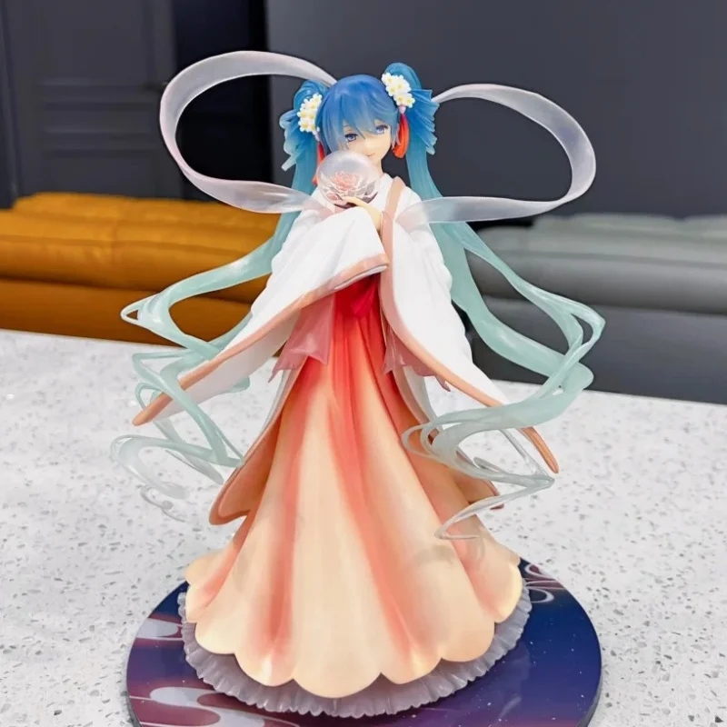 

Фигурка Hatsune Miku Harvest Moon Ver, праздничные экшн-фигурки средней осени, кавайная девушка, Коллекционная модель 18 см, детская игрушка