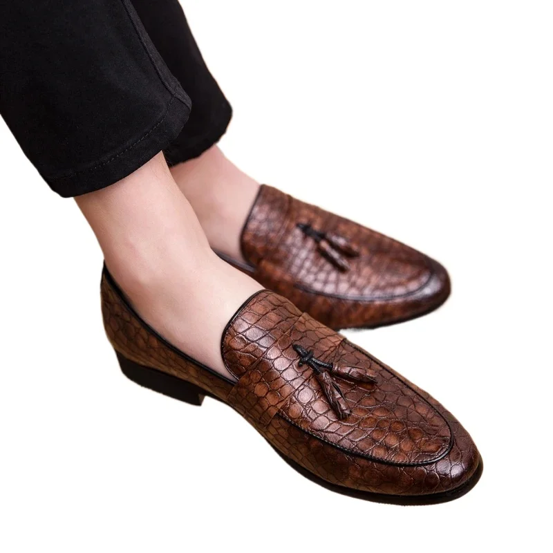 حذاء رجالي المتسكعون الانزلاق على الأخفاف مريحة الشقق أحذية قيادة قارب عادية حجم 38-47 الصيف في الهواء الطلق ضوء الجلود الناعمة