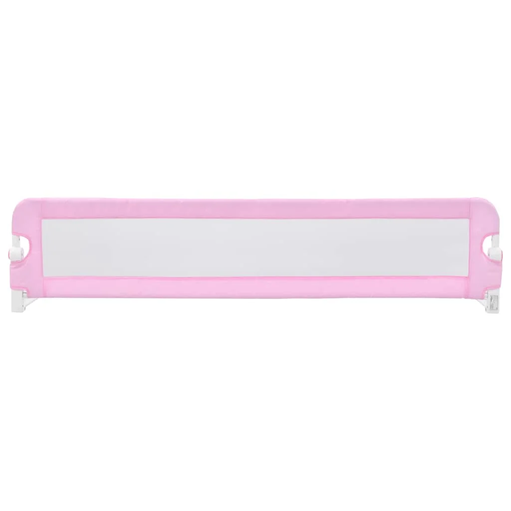 Pink Polyester Children\'s Bed Guardrail Bed Safety Armrest Baby Sleeping Safety Guard Rail Protective Bumpers180x42 cm