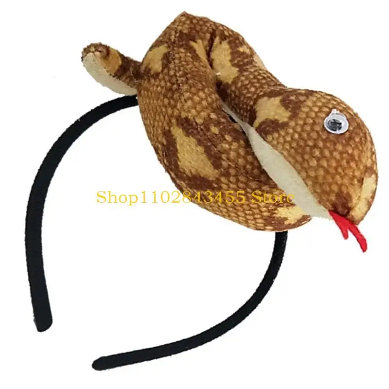 

49MC Girl Cartoon Headbands Halloween Snakes Headwear Hairbands Fun Headwear