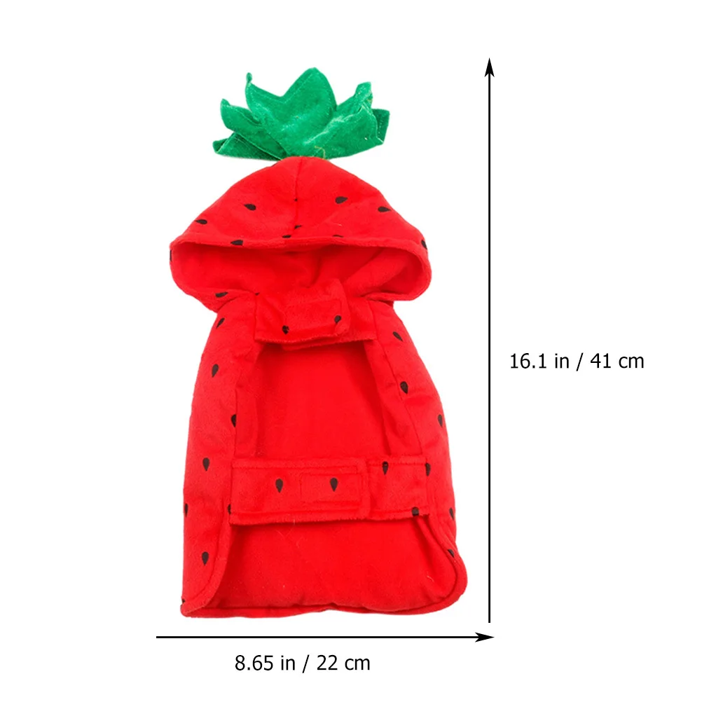 

1pc Costume For Small Dogs Chihuahua Pomeranian Poodle Halloween Dog Apparel Fruit Hoodie Pet Supplies
