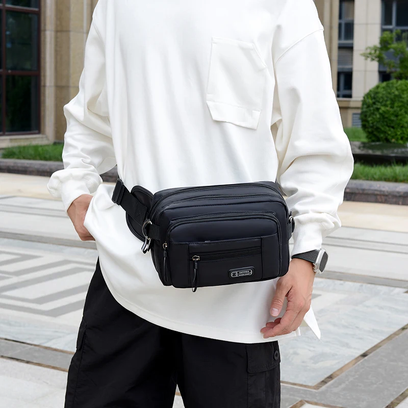 حقيبة خصر للرجال مجموعة أدوات متعددة الوظائف، حقيبة هاتف محمول مقاومة للاهتراء، حقيبة جري، حقيبة خصر رياضية خارجية ترفيهية، كبيرة ج