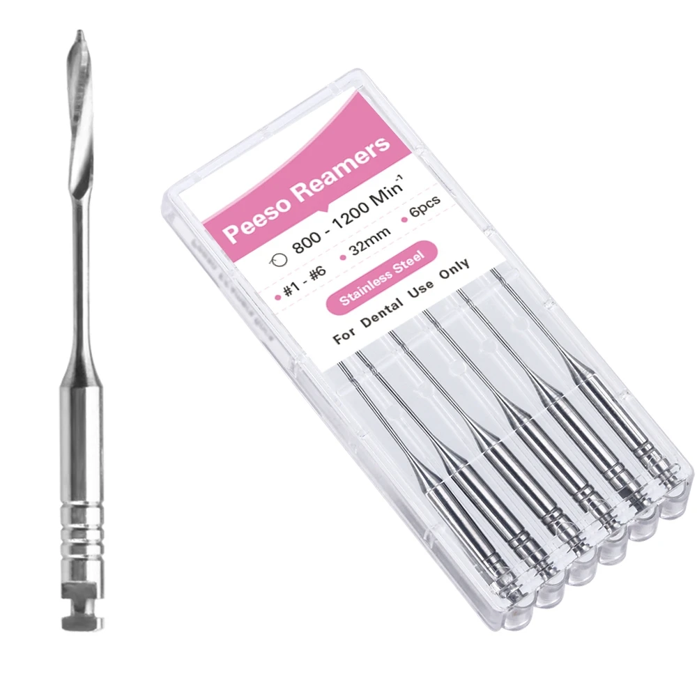 10 Sets AZDENT Zahnärztliche Endodontie-Bohrer Gates Glidden Peeso Reamer Endo-Feilen Rotierende Pastenträger für Motoranwendungen aus Edelstahl – Detail 4