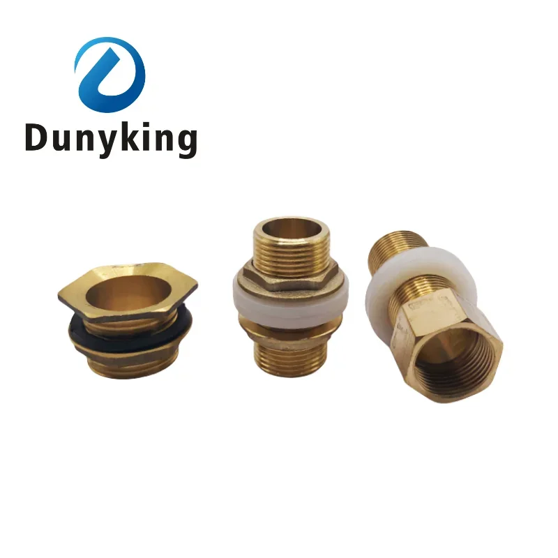 1 Stuks Koperen Watertank Connector 1/2 "3/4" 1 "Bsp Mannelijke Messing Pijp Losse Sleutel Draaibare Fittingen Moer Jointer