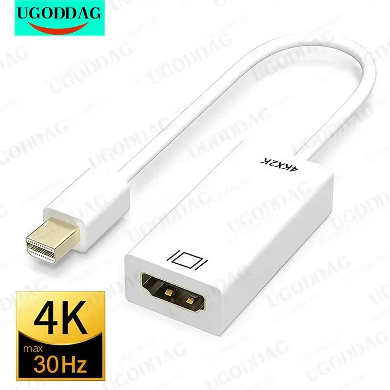 Mini Displayport To HDMI-compatible Cable 4k 1080P TV Projector Projetor DP 1.4 Display Port Converter For Apple Macbook Air Pro