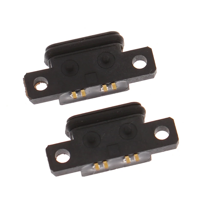2pcs TYPE C 2Pin/4pin Waterproof Female USB C Socket Port With Screw Hole Fast Charge Charging Interface USB Connector