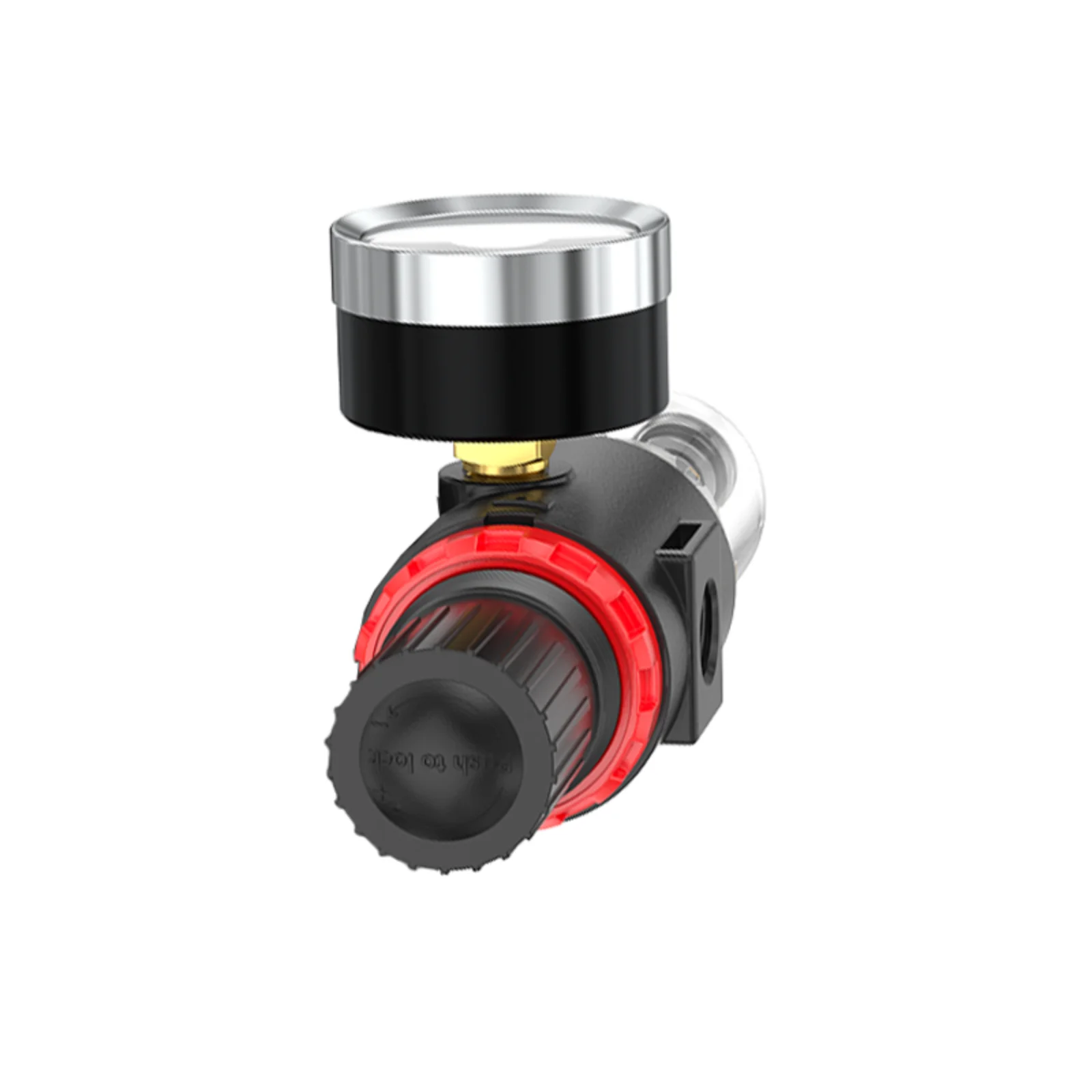 AFR-2000 Pneumatic Filter Air Treatment Unit Pressure Regulator Compressor Reducing Valve Oil Water Separation AFR2000 Gauge