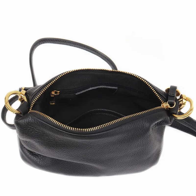 Soft Cowhide Crossbody Bags For Women 2023 New Luxury Handbags Women Bags Designer Female Casual Real Leather Shoulder Bag Hobos