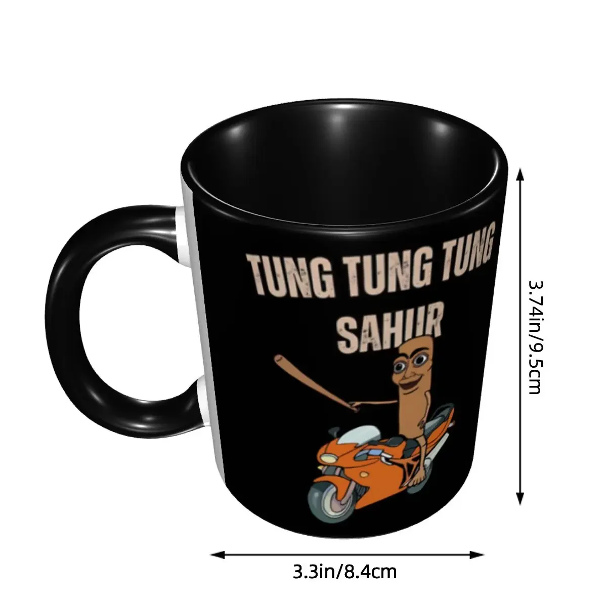 Tung Tung Tung Sahur Mug Custom Funny Meme Italian Brainrot Ceramic Coffee Mug Creative Gift