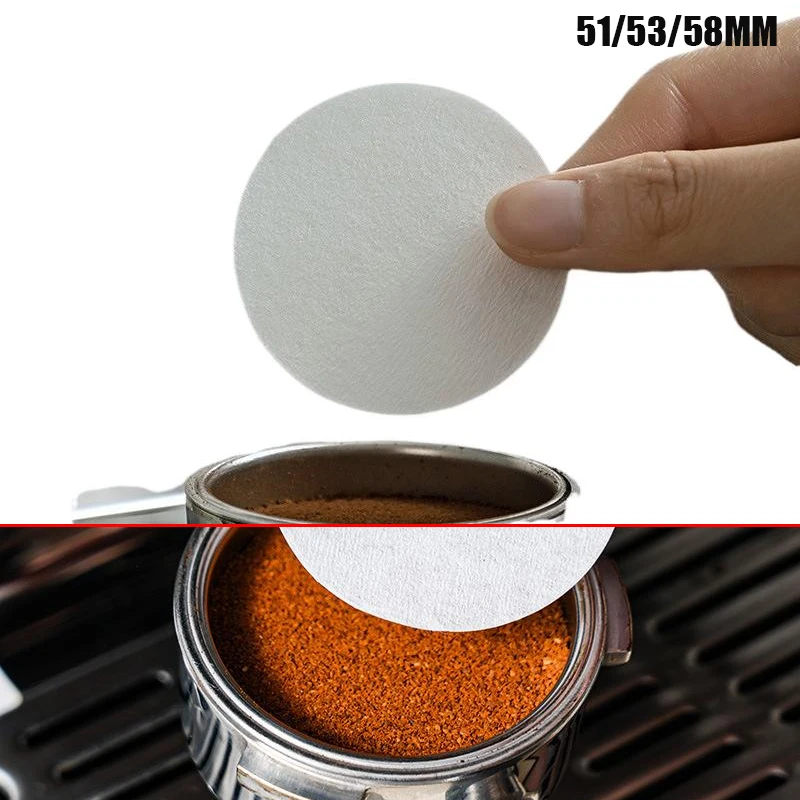 

100PCS Coffee Filter Paper Filter 51mm 53mm 58mm Espresso Portafilter Disposable Filter Paper Home Coffee Accessories