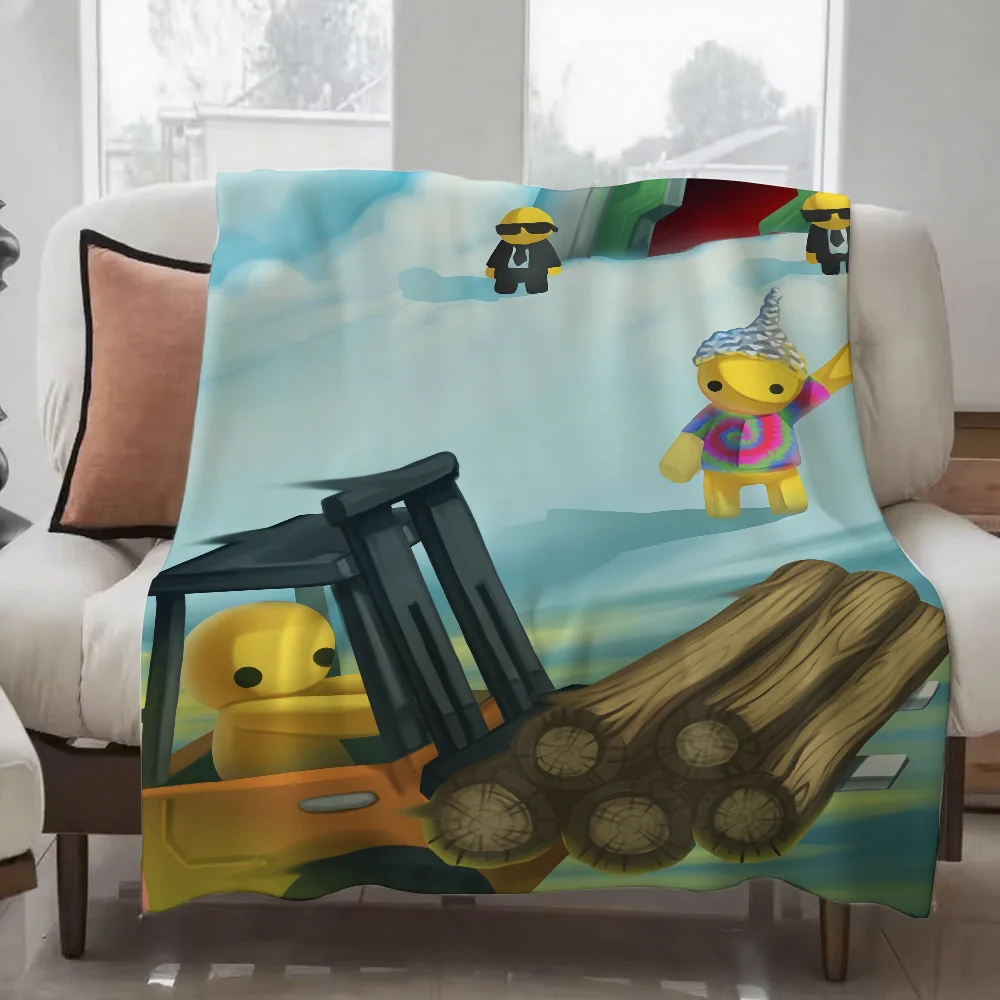 

Cartoon Game W-wobbly L-life Blanket Design Lightweight Throw Blanket For Dorms, Naps, Living Room, Office,Sofa,All-Season