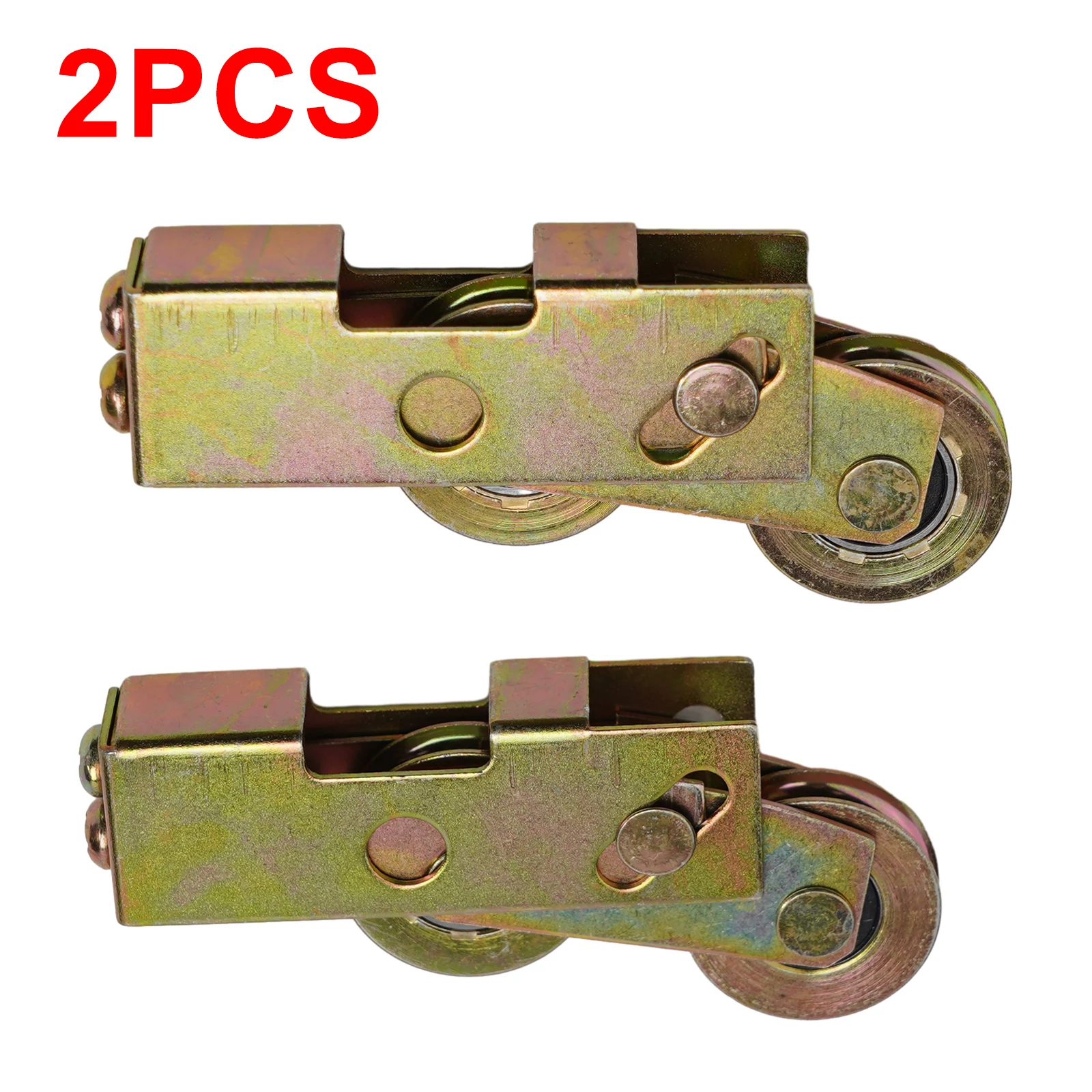 

2pcs Tandem Sliding Door Roller Lifting Wheel Aluminium Door Window Pulley Bearing Rollers Wheel Furniture Hardware