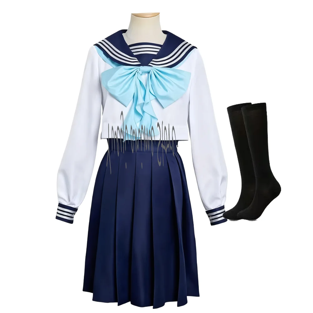 

Индивидуальные костюмы для косплея-аниме Akebi Komichi-матросский костюм JK, школьная форма для Хэллоуина, Рождества и Нового года