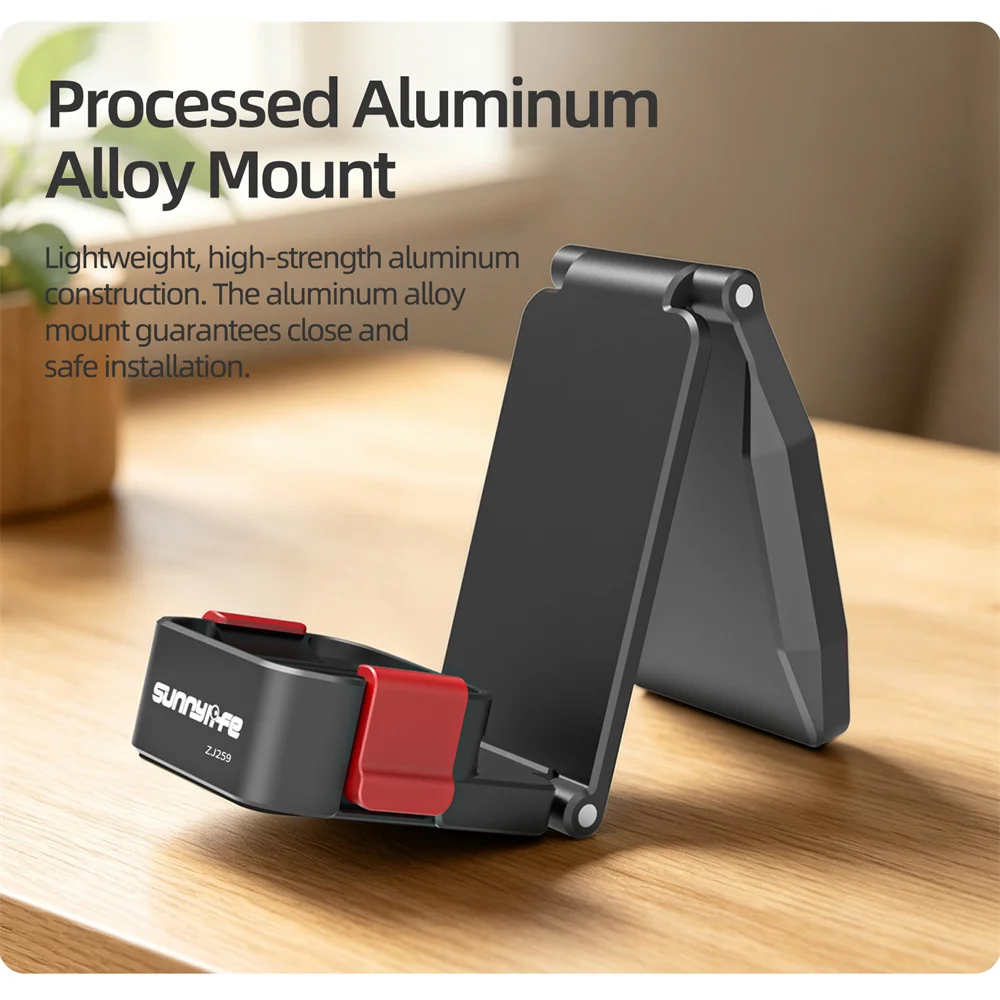 Sunnylife Angles Adiustable Metal Magnetic Desktop Handheld Mount Base Expansion Bracket Holder Stand for DJI Osmo Pocket 4P/4/3