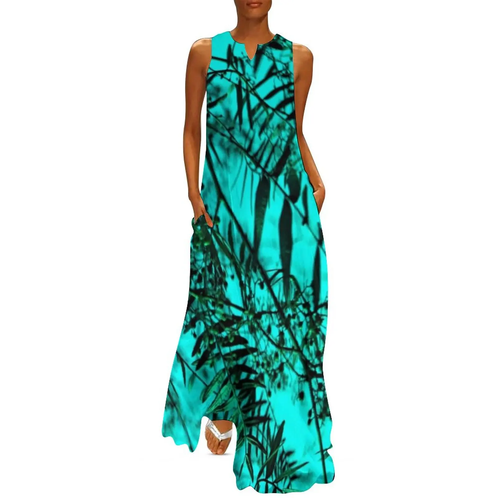 

Don't Leaf Me! Long Dress clothes elegant women's dresses sale Women's evening dress
