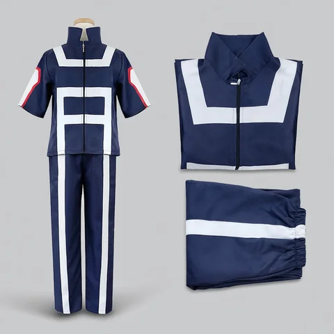 My Hero Academia Boku No Hero Academia Cosplay Gym Sport Costume Suit Uniform
