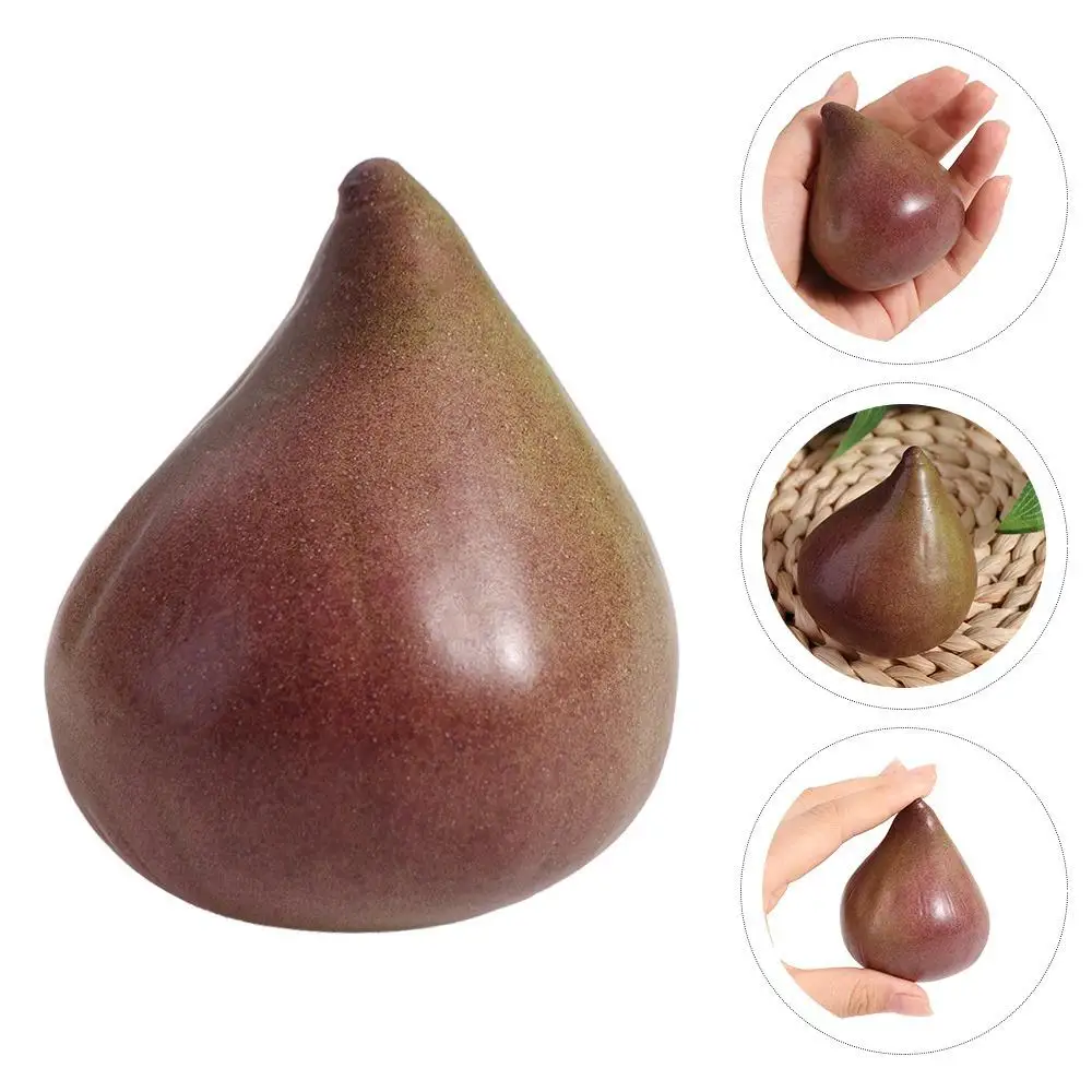 Photography Props Mini Simulation Fig Ornament Lifelike Funny Fake Fruits Handicrafts Artificial Fig Home Kitchen Cabinet Decor
