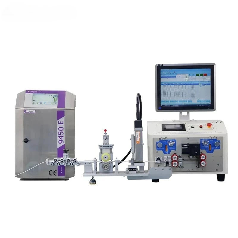 EW-3010+S Intelligent Wire Cutting Stripping Machine Software Control 3000-8000 Pcs/h Capacity 110/220V Power Supply