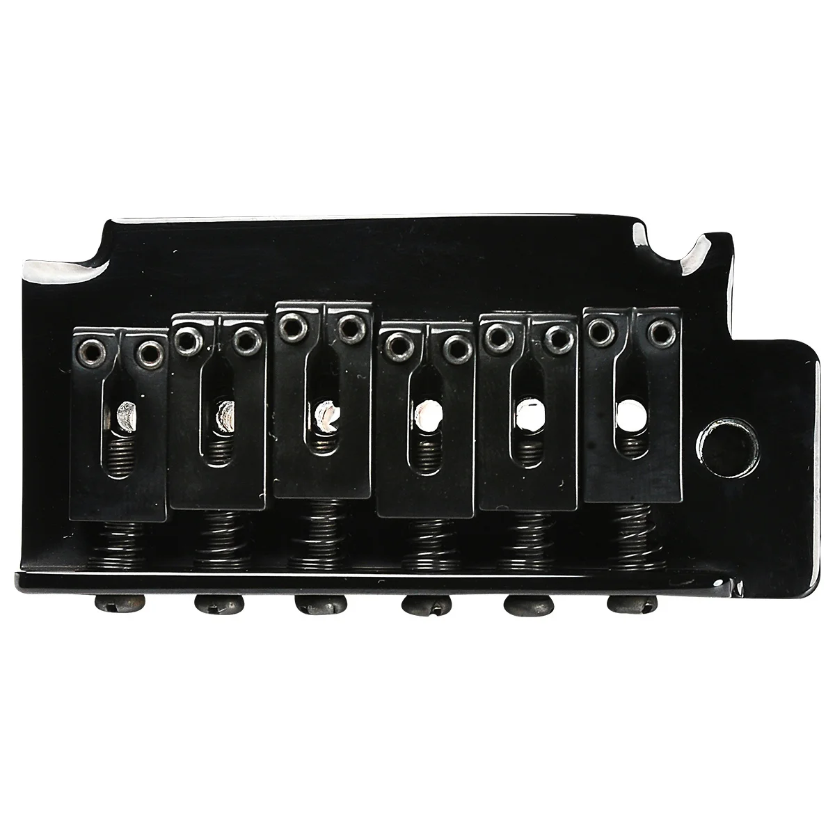 Musiclily Pro 52.5mm 2-Point Style Short Block Guitar Tremolo Bridge for Squier ST, Black