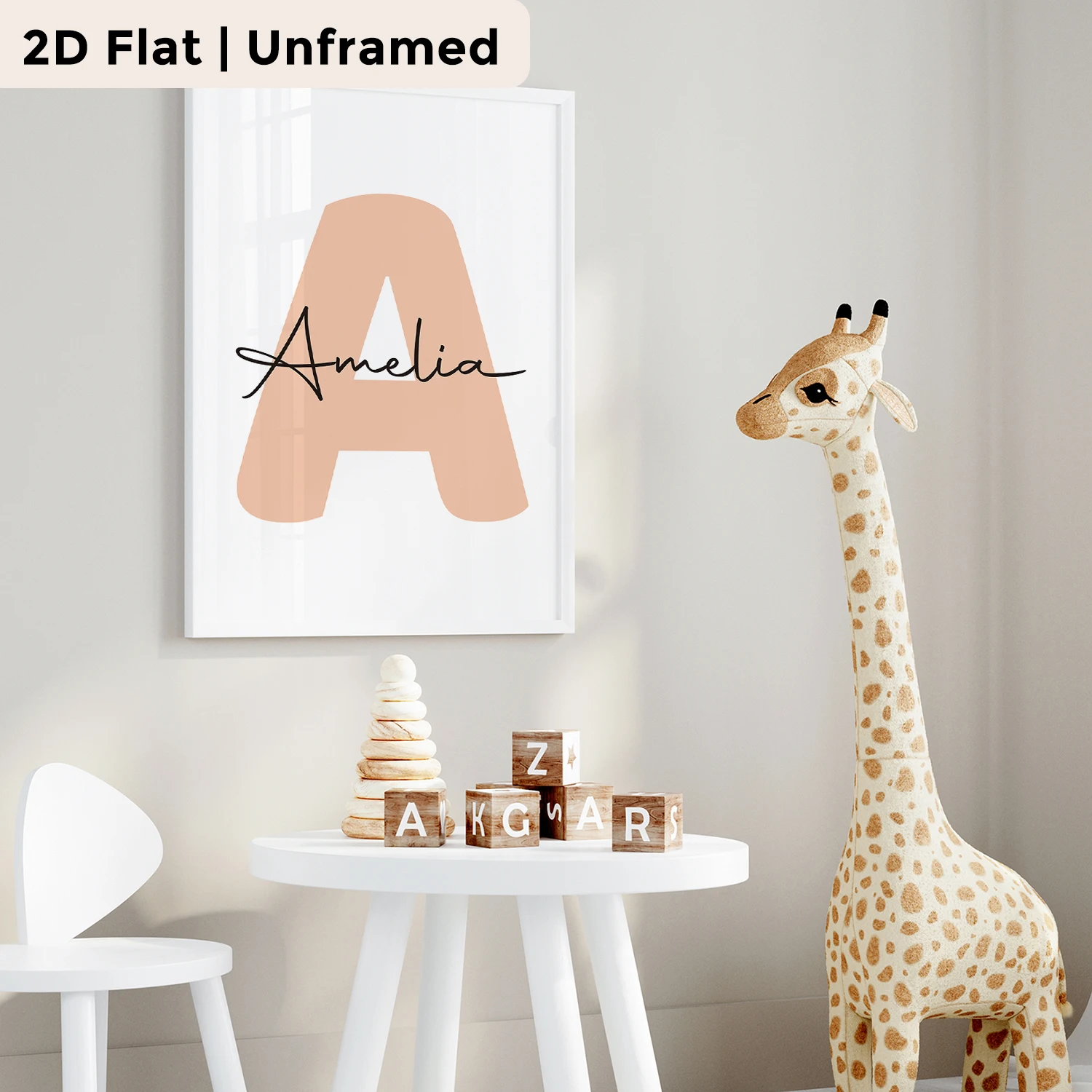 3pcs Personalized Custom Name  - Baby Nursery Wall Art ulasan dan harga