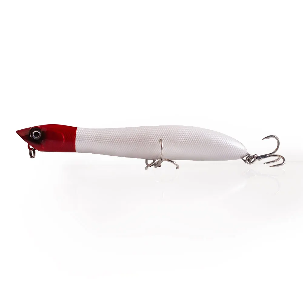 120mm/18g Topwater Pencil Popper Schwimmender Angelköder Snakehead Wobbler Tackle Baits Minnow für Schnapper, Flunder, Bass, Chub