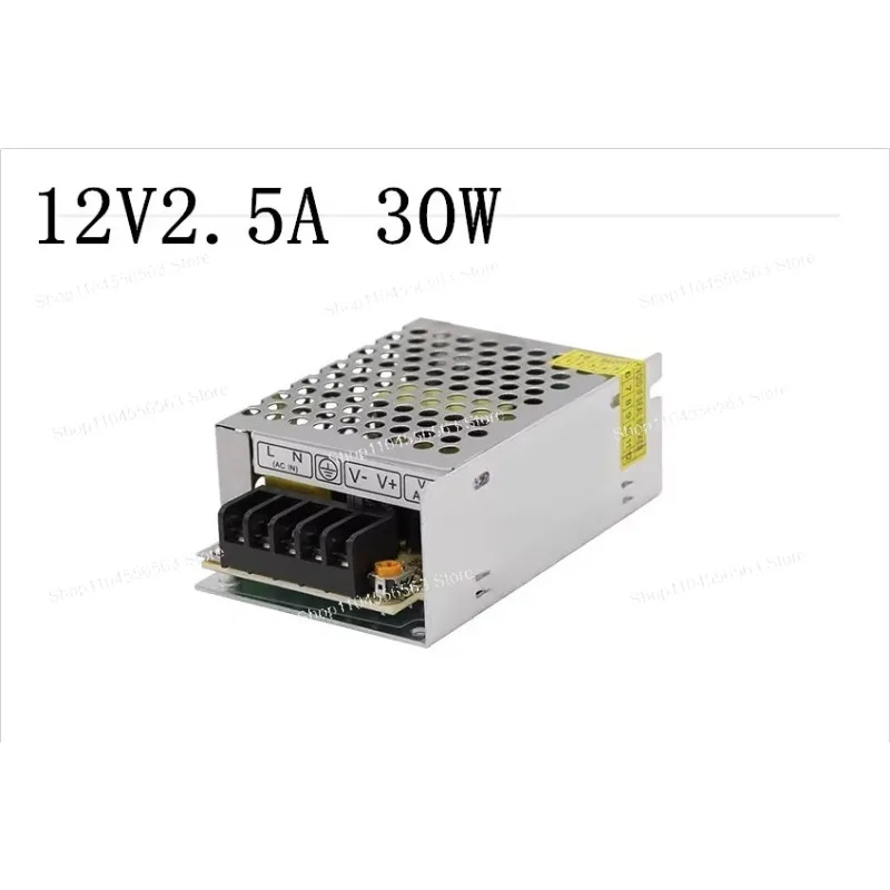 12V DC 30W/60W/120W Switching Power Supply – AC 220V to DC Universal Adapter for Surveillance