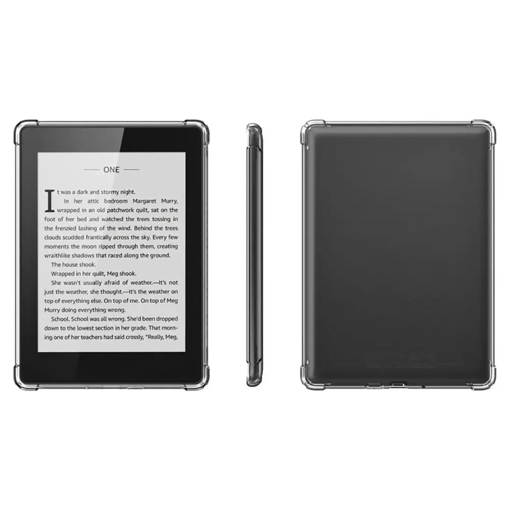 Transparent E-Reader Case TPU Shockproof 9/10/11th Gen Back Cover Soft 2022 Protective Shell for Kindle Paperwhite 1/2/3/4/5