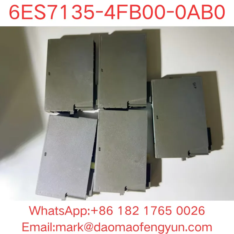 6ES7135-4FB00-0AB0 Used Tested OK In Good Condition SIMATIC DP, ELECTRONIC MODULE FOR ET 200S,