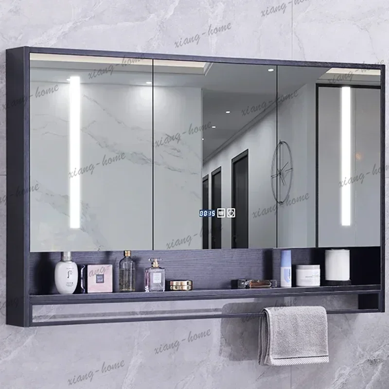 LD Nordic Defogging Bathroom Cabinets Intelligent Modern Designer Bathroom Cabinets Touch Home Furniture Compartiment