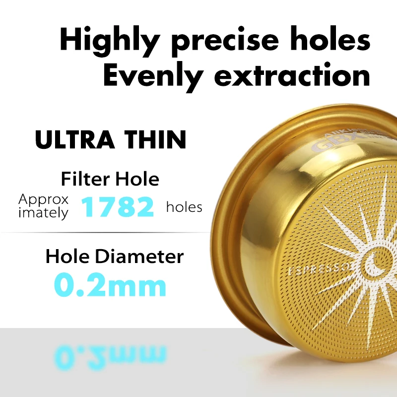 AliKisscafe 54mm Coffee Bottomless Portafilter Naked for Breville Sage 870 878 879 Espresso Machine Accessories Barista Tools
