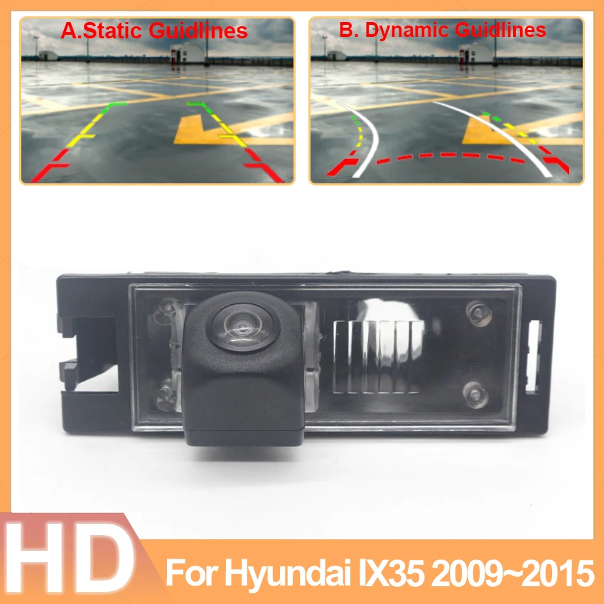 

HD CCD 1280*720 Fisheye Rear View Camera For Hyundai IX35 2009 2010 2011 2012 2013 2014 2015 Car Reverse Parking Accessories