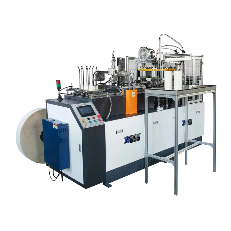 

Fully Automatic Coffee Paper Cup Making Machine Supplier High Speed Quality 100-120pcs/min for Single Wall Machine Cup Paper