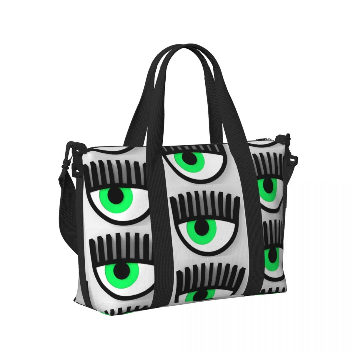 

Fashion Hot Eyes Ferragni Chiara Beach Travel Bag Large Capacity Tote Bags for Gym Sport Women Shopping Duffle Shoulder Bag