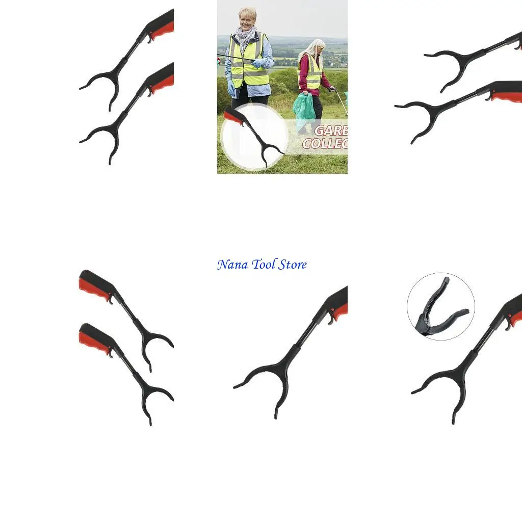 31GJ 30cm Professional Debris Pickers Thickened Jaw Trash Grabber Tool For Easy Bottle Can Paper Scraps Removal