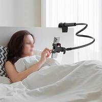 Universal Phone Holder Stand Portable Flexible Lazy Bed Desktop Bracket Mount Stand Base Gooseneck Holder Tablet Holder Support