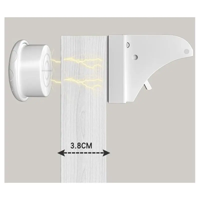 X18A-Child Safety Magnetic Cabinet Locks 4 Pack, No Drill Baby-Proofing Drawer Locks,For Kitchen Cabinets And Drawers