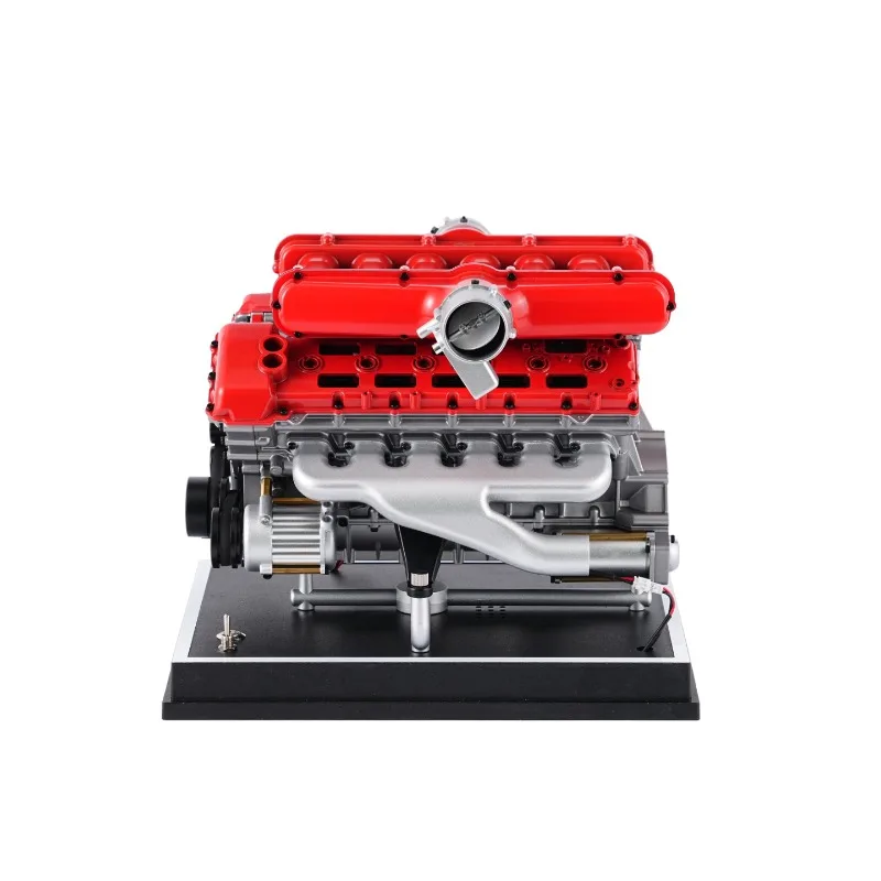 Sports Car 12-cylinder Engine Assembly Model High Difficulty Precision Machinery Metal Alloy Ornament High-end Gift
