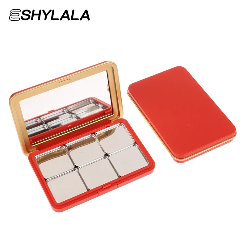 Paleta de sombra de ojos DIY con múltiples rejillas, caja de cosméticos vacía DIY, paleta de maquillaje magnética, herramienta de maquillaje DIY