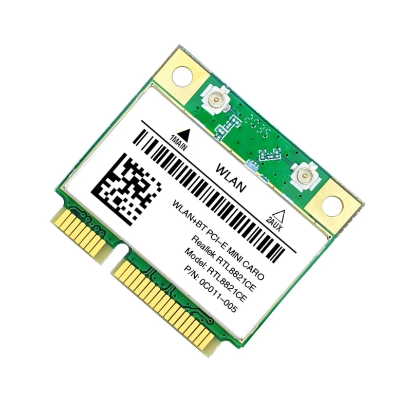 RTL8821CE Mini PCI-E Card 802.11AC 2.4/5G BT5 1200M Wireless WIFI Card