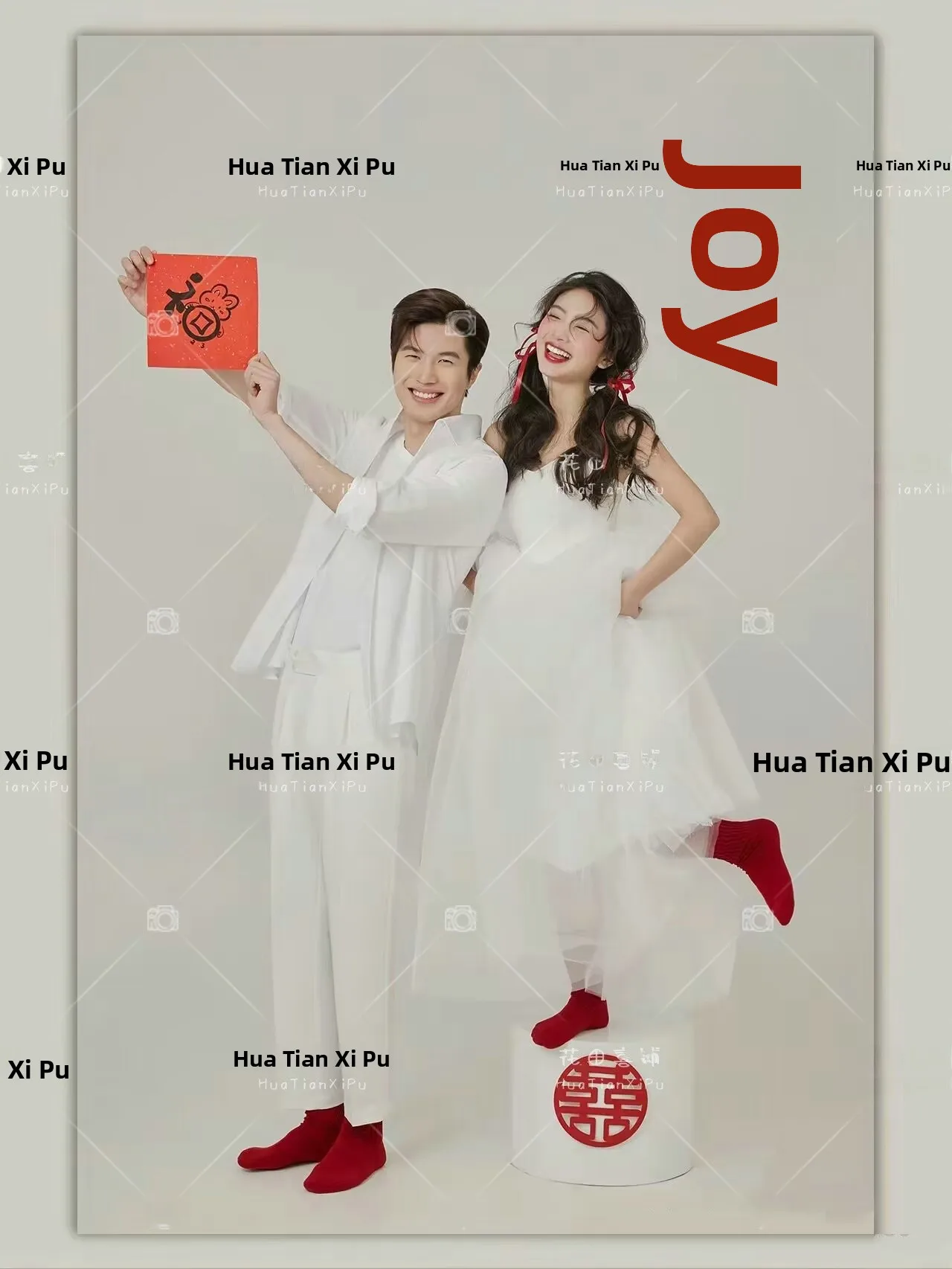 

Simple Elegant Wedding Dress Couple Photography Studio Retro Atmosphere Engagement Registration Clothing Photography Outfit