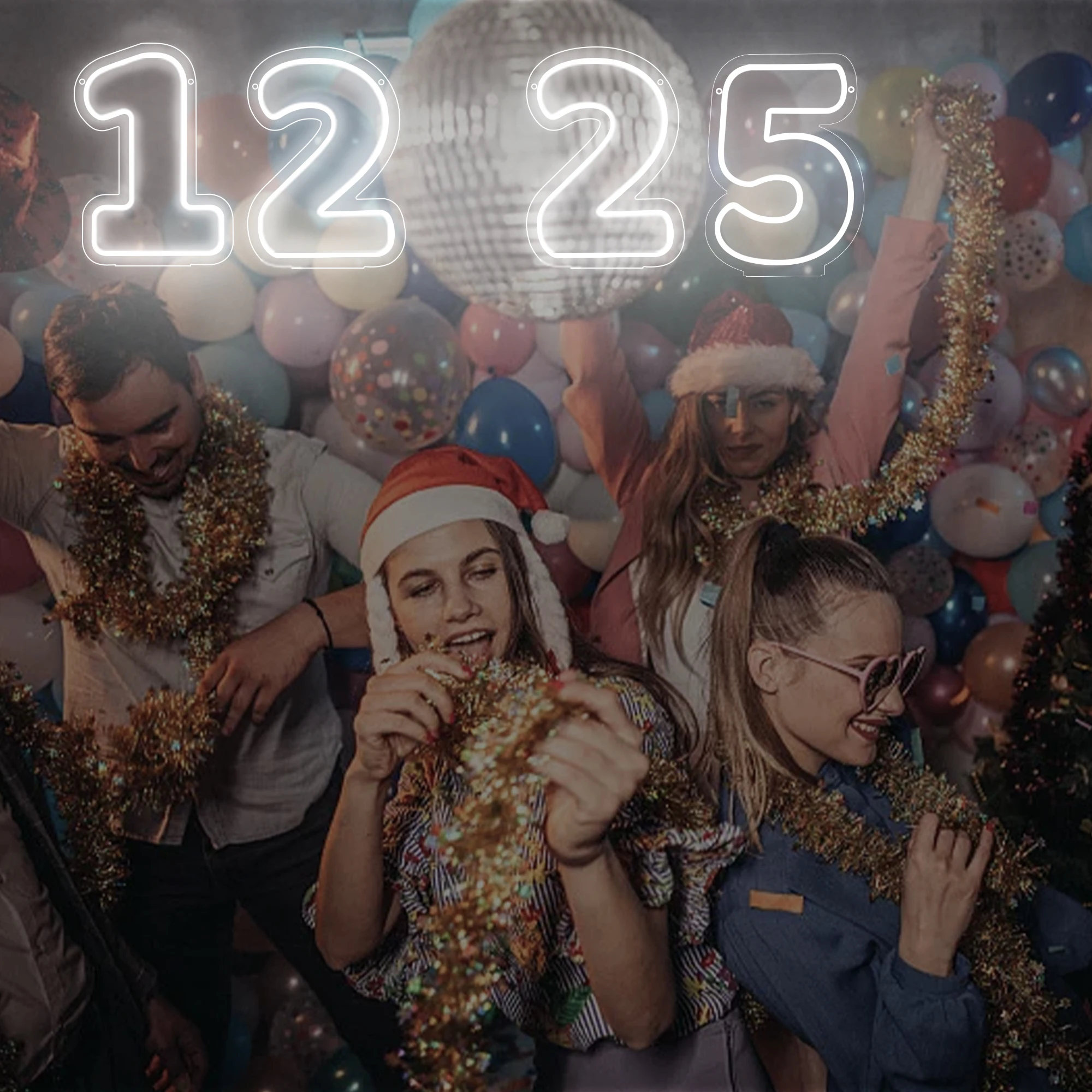 Number Neon Sign Wall Decor Led Lights Sign for Wedding Birthday Party Anniversary Home Number Light Decor Bar Decor