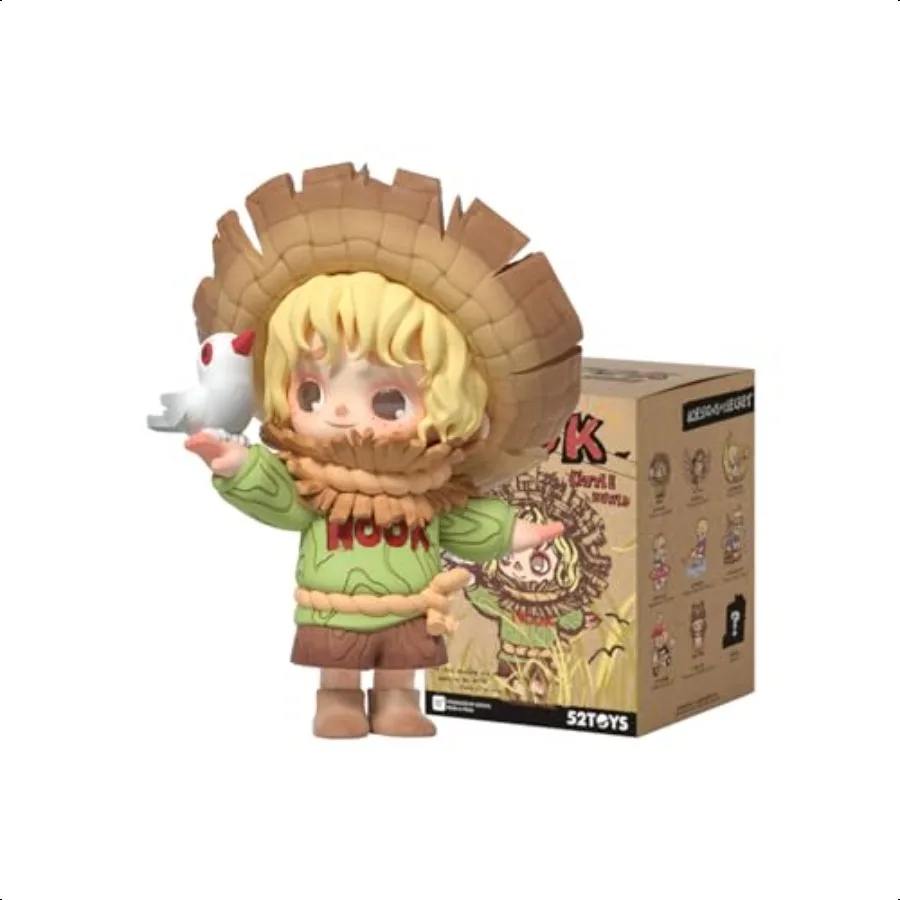 

52TOYS Nook's Little World Action Figure 1Pc Collectible Toy Kawaii Creative Gift Room Decor Desktop Decoration 3.5 Inch Gift f