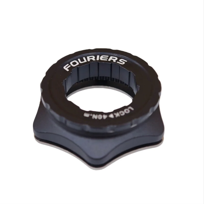 FOURIERS ADP-DISC-SH Mozzo per bicicletta Blocco centrale Adattatore a 6 bulloni Rotore del freno a disco per mountain bike Mozzo per ciclismo Blocco centrale Parti della bici