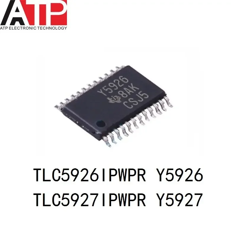 (10 Pieces) New Original TLC5926IPWPR Y5926 TLC5927IPWPR Y5927 TLC5926 TLC5927 SSOP24 CHIP LED Driver IC 24-HTSSOP