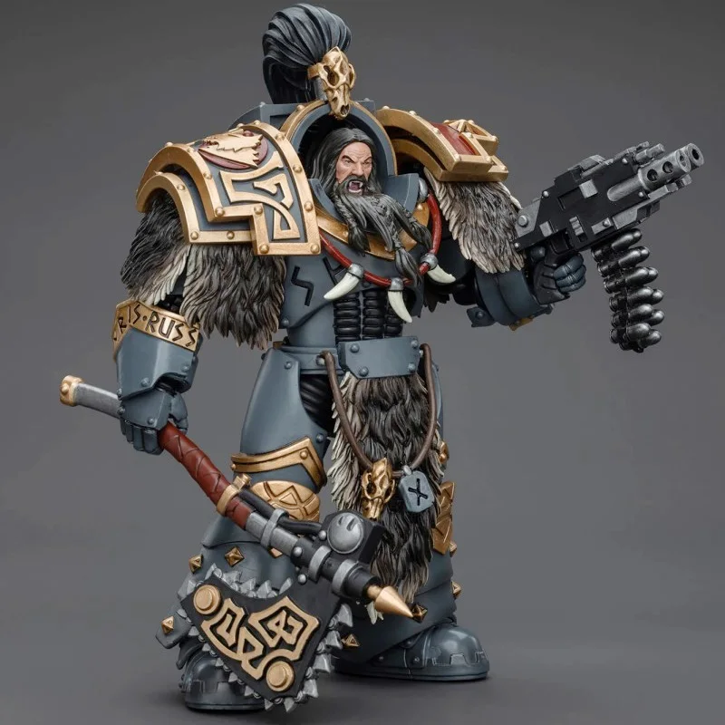 JOYTOY หมาป่าอวกาศ Varagyr Wolf Guard Squad 1/18 ตัวเลขการกระทํา Warhammer 40K อะนิเมะ Rod End Solider คอลเลกชันของเล่นของขวัญ